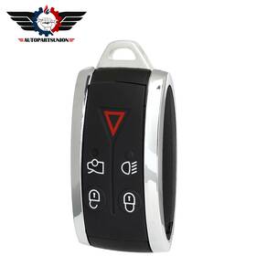 Asun12575001s Autopartsunion Remote Car Key Shell Fits Jaguar Xf Xj8 2009 2010 2011 2012 2013 5 Buttons