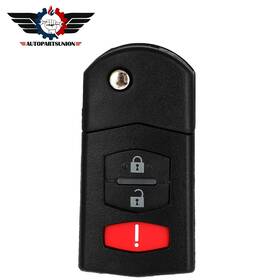 Asun12577501s Autopartsunion Remote Car Key Shell Fits Mazda Cx-9 2007-2010 2011 2012 2013 2014 2015 Buttons
