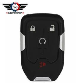 Asun12577901s Autopartsunion Remote Car Key Shell Fits Gmc Terrain 2018 2019 2020 2021 2aokm-g1aa 4 Buttons
