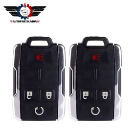 Asun81843201s Autopartsunion 2 For Chevrolet Silverado 1500 Gmc 2014 2015-2017 Remote Key Fob Shell Case