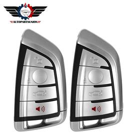 Asun83413701s Autopartsunion 2 Remote Car Key Shell Fits Bmw 3-series 2011 2012 2013 2014 2015 2016 2017 2018