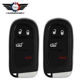 Asun83416101s Autopartsunion 2 Remote Car Key Shell For Jeep Cherokee 2014 2015 2016 2017-2019 4 Buttons Asun83416101s Autopartsunion 2 Remote Car Key Shell For Jeep Cherokee 2014 2015 2016 2017-2019 4 Buttons
