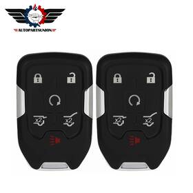 Asun83419701s Autopartsunion 2 Remote Car Key Shell Fits Chevrolet Tahoe 2015 2016 2017 2018 2019 6 Buttons