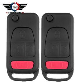 Asun99070401s Autopartsunion 2 Remote Car Key Shell Fits Mercedes-benz Ml500 Ml320 Ml350 2002 2003 2004 2005