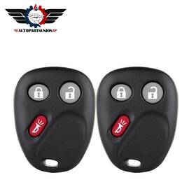 Asun99071001s Autopartsunion 2 Remote Car Key Shell Fits Chevrolet Tahoe 2003 2004 2005 2006 3 Buttons