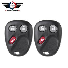 Asun99112001s Autopartsunion 2 Remote Car Key Fob Fits Gmc Yukon Chevrolet Avalanche 2003 2004 2005 2006
