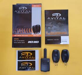 D9111l Avital D9111 New Digital Control Center 1-way Antenna Kit 2 Remotes 7111l
