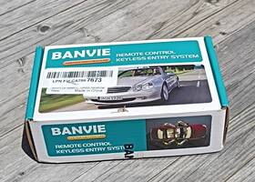 Banvie Ca759 Car Keyless Entry System Kit Remote Lock Unlock Trunk Release 12v Open Bo