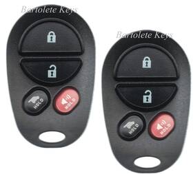 89742-0c041 Bartolete Keys 634301686160 2 Remote Control Car Key Fob For 2016 2017 2018 2019 2020 Toyota Sienna Sequoia