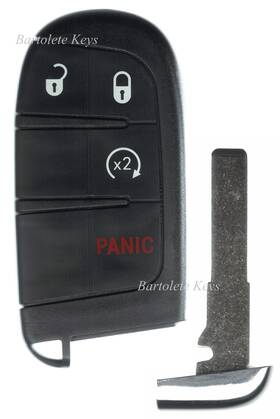 Jes22m3n4a4bbk Bartolete Keys 634301688478 Remote Control Car Key Fob Fits 2020 2021 2022 2023 2024 Jeep Renegade Compass