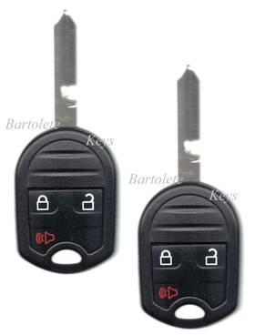Twba2bbk Bartolete Keys 2 Remote Control Car Key Fob Fits 2011 2012 Ford Fusion Ranger Lincoln Mkx Mkz
