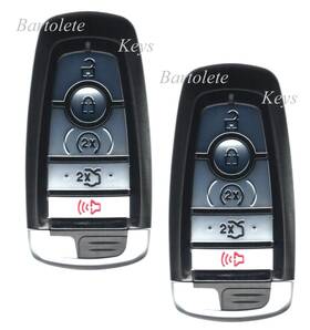 X2f3na5bbk Bartolete Keys 2 Keyless Remote Control Car Key Fob Fits 2018 2019 2020 2021 Ford Mustang