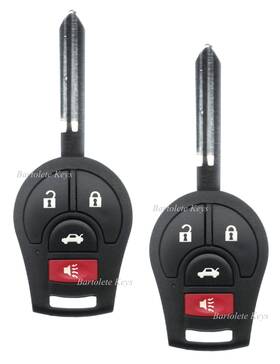 H0561-3aaob Bartolete Keys X2niu74bbk 2 Replacement Remote Car Key Fob Fits 2014 2015 Nissan Nv