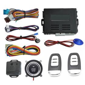 Bcsmmcar 911501725166 Car Alarm System Security Keyless Entry Push Button Remote Starter Stop