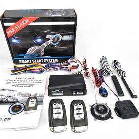 St-x001 Bcsmmcar Keyless Entry Alarm Security System Remote One-button Start Kit For Car Engine