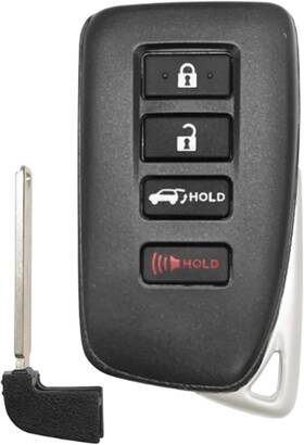 Krvl4rf Bestkeys Smart Proximity Control Remote Car Key Fob Replacement For Lexus Black
