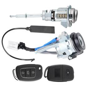 Hlu4na Bfo Car Door Lock Cylinder Key Ignition Start Barrel For Hyundai Elantra 2015-20