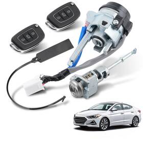 Sowq8c Bfo Car Door Lock Cylinder Key Ignition Start Barrel For Hyundai Elantra 2015-20