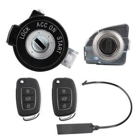 V9b3zx Bfo Car Door Lock Cylinder Key Ignition Start Barrel For Hyundai Elantra 2015-20