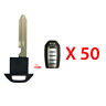 Bl-infiniti-02lot50 Autokey Supply Usa New Emergency Uncut Blank Key Blade Without