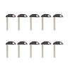 Bl-lincoln-02lot10 Autokey Supply Usa New Uncut Smart Remote Emergency Key Insert