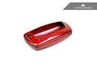 Bm-0001-rcf Autotecknic Red Carbon Fiber Key Case Fits Bmw