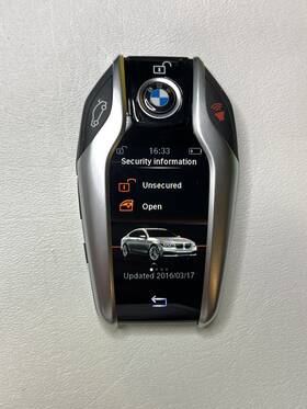 2abpe-35up Bmw Display Smart Key Fob Screen Lcd Remote Oem