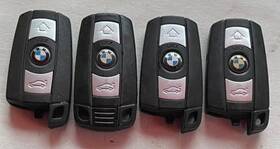 44011 Bmw Smart Keyfobs 3b Trunk Lot Of 4 Oem Great Condition