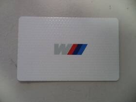 5a59800-01r Bmw M Series Genuine Oem White Digital Key Card