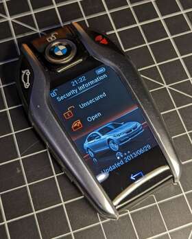 8787662-01 Bmw 2016-19 7 Series Oem Smart Display Key Fob Touch Screen