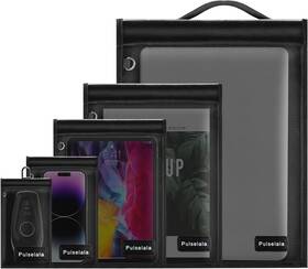 Ys-009 Brand Pulselala Large Faraday Bags Emp Proof For Car Keys And Phone Tablets Laptop Black