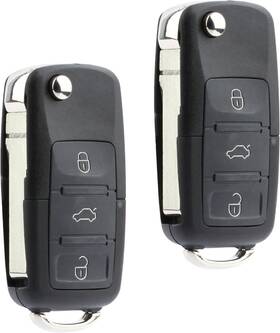 Vg-753am Branded Replacement Keyless Entry Remote Flip Key Fob Fits 2002 2003 2004 2 X 753am