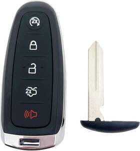 Btozrf 634769355349 Replacement Key Fob Case Shell Fit For Ford Edge Escape Explorer Focus Black