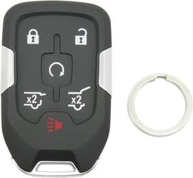 Jacc091 Btozrf Smart Key Fob Case Shell Fit For Chevy Tahoe Suburban 2014 2015 2016 Black