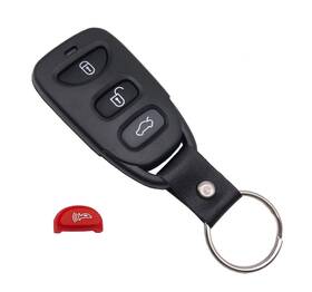 Jacc095 Btozrf Hyundai Kia Key Fob Case Shell 3 Button Panic - Compatible Remote Housing Jacc095 Btozrf Hyundai Kia Key Fob Case Shell 3 Button Panic - Compatible Remote Housing