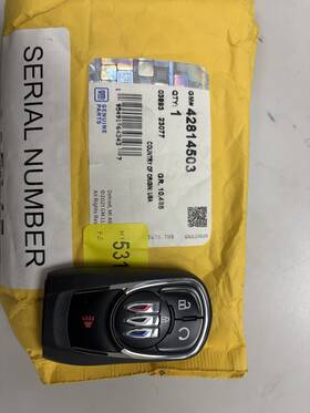 Buick 42814503 Oem 24-26 Encore Gx And Envista Remote Key Fob