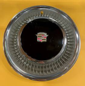 1609170 Cadillac Oem Coupe De Ville Seville Calais Turbine Hubcap 15 Inch 1970s