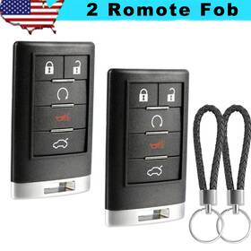 Cadillac Eps7556 2 For 2008 2009 2010 2011 2012 2013 Cts Keyless Entry Remote Key Fob