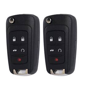 Rsm1259 Canscan-shop Replacement For Chevy 2010-16 Camaro Cruze Equinox Malibu Remote Key Fob 5b Pair