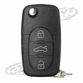 Car Auto 3 Buttons Remote Key Fob Shell Case Keyless For Audi A2 A3 A4 A6 A8 Tt