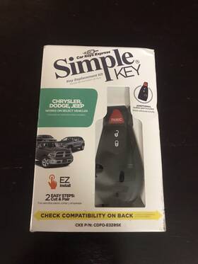 Cdfo-e3z0sk Car Keys Express Simple Key Fob Ez Installer Tool Kit Chrysler Dodge Jeep Sealed