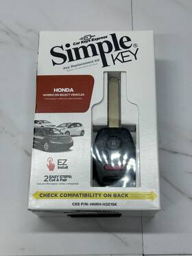 Hnrh-h4tz3sk Car Keys Express Simple Key Replacement Kit For Select Honda Vehicles