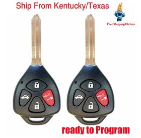 89070-33c40 Carautostore-1 2 Keyless Remote Car Key Fob For 2010 2011 Toyota Camry G Chip 315mhz