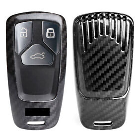 Carbon Fiber Remote Smart Car Key Fob Shell Cover For Audi A4 A5 Tt Q7 2016-up