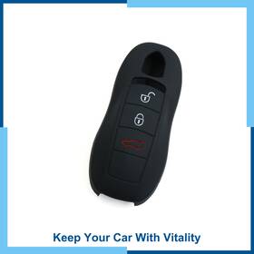 Carpopart 726215640045 Universal Pack 1 Keyless Entry Car Remote Key Fob Case Cover For Porsche Macan