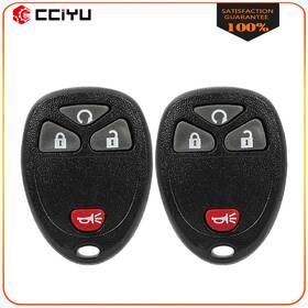 Cc845174s01 Cciyu 2pcs For Cadillac Escalade Esv 6.2l 2007 2008-2014 4 Buttons Remote Key Fob