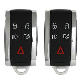 Z83411601l Cciyu New Remote Car Key Shell Fit For 2009 2010 2011 12 13 Jaguar Xf Xj8 5 Buttons