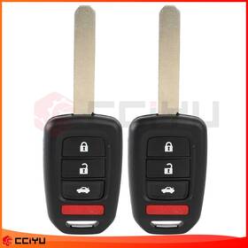 Zeg840639e07 Cciyu 2 For Honda Accord Civic 2016 2017 2018 Remote Keyless Entry Key Fob 4 Buttons