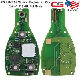 Hksa2149 Cg Original Mb08 Keyless Go Key 2in1 315/433mhz For Mercedes W164 W221 W216 W251