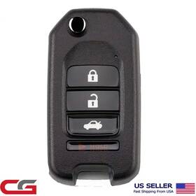 Cgdi A10-3 1 Cg Key C13-000004 Honda Style Flip Universal Wired Remote 3 1 Button